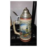 Large Lidded Steins West Germany (4)