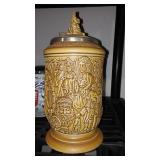 Vintage Steins (4) West Germany, Avon Christmas Carol