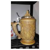 Vintage Steins (4) West Germany, Avon Christmas Carol