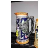 Steins (4) and Pouring Pitcher. Japan