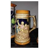 Steins (4) and Pouring Pitcher. Japan