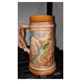 Steins (4) and Pouring Pitcher. Japan