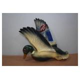 Vintage Grain Belt Beer Chalkware Mallard