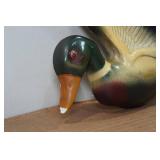 Vintage Grain Belt Beer Chalkware Mallard