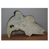 Vintage Grain Belt Beer Chalkware Fish