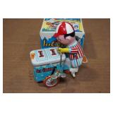 Vintage Tin Toys - Ice Cream Man & Clown