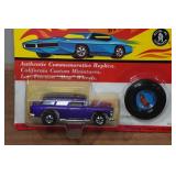 *2* Hot Wheels Authentic Commemorative Replicas with Buttons