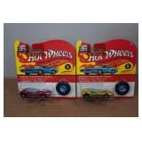 *2* Hot Wheels Authentic Commemorative Replicas with Buttons