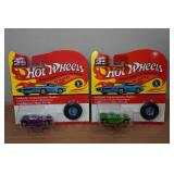 *2* Hot Wheels Authentic Commemorative Replicas with Buttons
