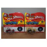 *2* Hot Wheels Authentic Commemorative Replicas with Buttons