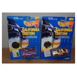 *2* Hot Wheels California Custom Model Cars - 