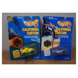 *2* Hot Wheels California Custom Model Cars - 