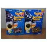 *2* Hot Wheels California Custom Model Cars - Ferrari & Banshee