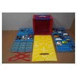 Assorted Diecast Cars with Storage Container