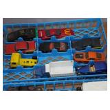 Assorted Diecast Cars with Storage Container