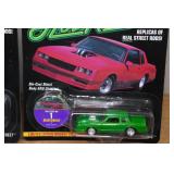 *2* Johnny Lightning Hot Rods Diecast Models - 1969 Pro Street & Beastmobile