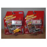 *2* Johnny Lightning Hot Rod Magazine Diecast Cars