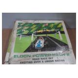 Vintage Eldon Power Pack 8 Road Race Slot Car Set