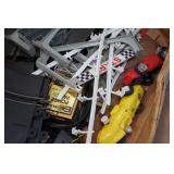 Vintage Eldon Power Pack 8 Road Race Slot Car Set