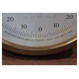 Antique Brass Candle Wax Themometer