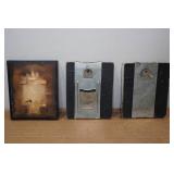 *3* Antique Advertising Silhouette Thermometers