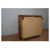 Shadow Box with Vintage Currency, Badge and Photo