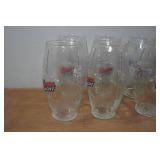 *13* Coors Light Football Shaped Pint Glasses