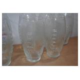 *13* Coors Light Football Shaped Pint Glasses