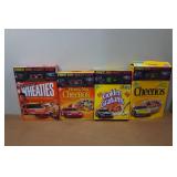 Vintage Cereal Boxes with Free Diecast Cars Included