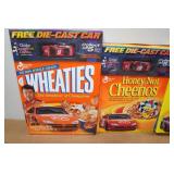 Vintage Cereal Boxes with Free Diecast Cars Included