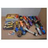 Assorted Pinewood Derby Cars and Accessories