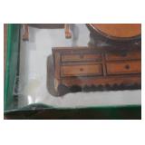 Vintage Toy Miniatures Wooden Dining Room Doll House Set