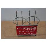 Vintage Coca-Cola "While Shopping" Bottle Holder