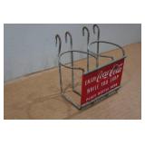 Vintage Coca-Cola "While Shopping" Bottle Holder