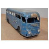 Vintage Keystone Blue Metal Greyhound Bus
