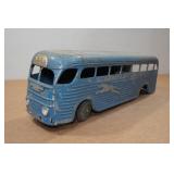 Vintage Keystone Blue Metal Greyhound Bus
