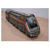 Vintage Battery Operated Tin Toy Train