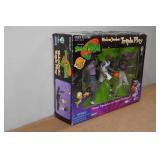 Vintage Warner Bros Space Jam Michael Jordan Triple Play Action Figure Set