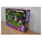 Vintage Warner Bros Space Jam Michael Jordan Triple Play Action Figure Set