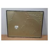 Vintage Metal Flash Gordon Postage Stamp Sign