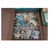 Vintage Jr Jigsaw Puzzle and Automobile Card Game
