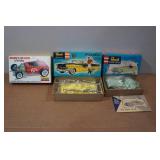 Assorted Vintage Model Car Building Sets