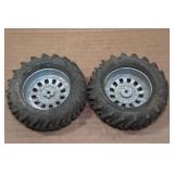 Vintage Firestone Die-Cast Tractor Replacement Wheels and Tires