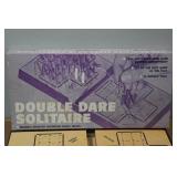 Vintage Double Dare Solitaire Board Game