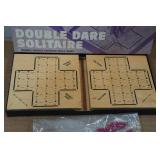 Vintage Double Dare Solitaire Board Game