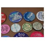 Assorted Vintage Collectibles - Pins, Tickets, Pennant