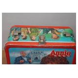 Vintage Annie Metal Lunch Box with 2 Thermoses
