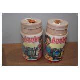 Vintage Annie Metal Lunch Box with 2 Thermoses