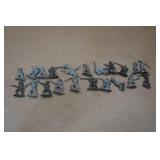 Vintage Cast Metal Miniature Army Men