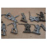 Vintage Cast Metal Miniature Army Men